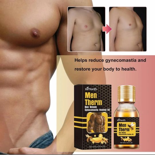 Men Therm Bee Venom Gynecomastia Heating Oil