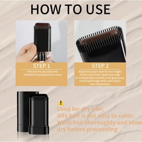 Hair Color Stick with Comb