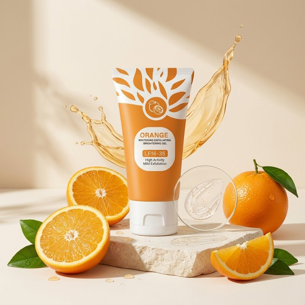Orange Brightening Instant Exfoliating - Tan Remover Gel