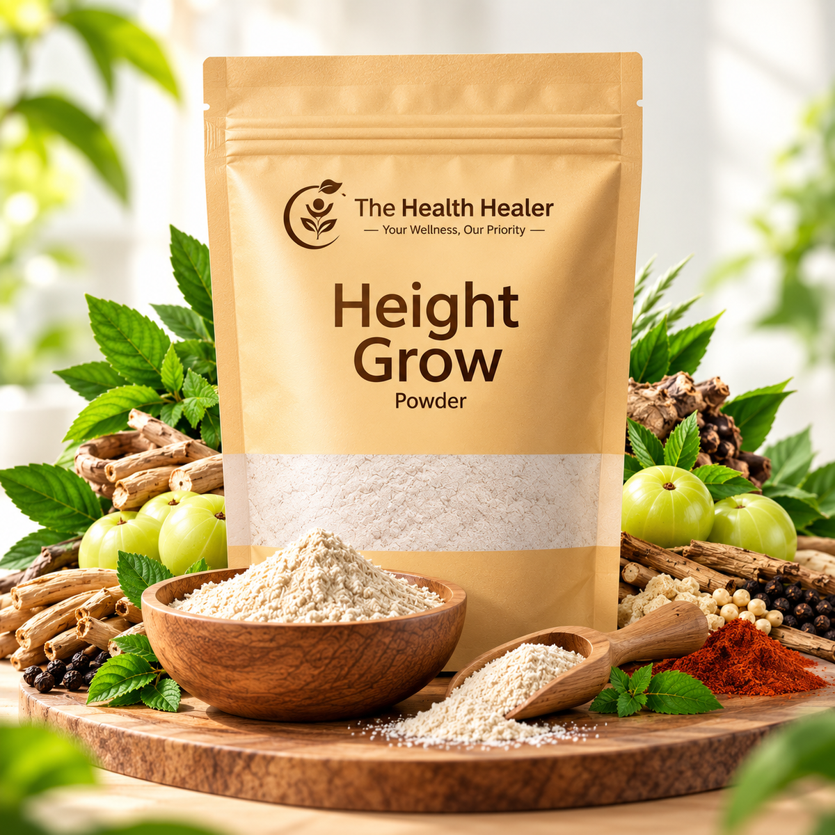 Height Grow Powder – Natural Height Growth & Bone Strength