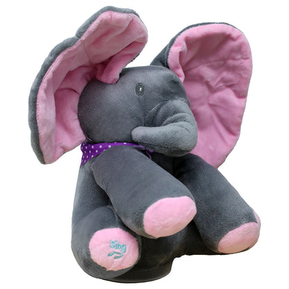 Adorable Peekaboo Elephant Teddy – Interactive Plush Toy.