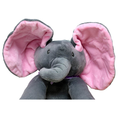 Adorable Peekaboo Elephant Teddy – Interactive Plush Toy.